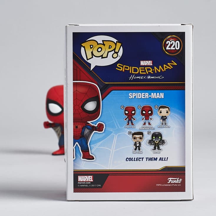 Marvel Collector Corps Spiderman Homecoming — Funko POP 22