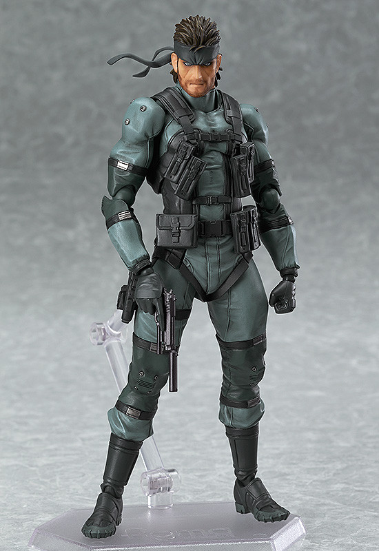 Figma 243. Solid Snake: MGS2 ver. Metal Gear Solid / Metal Gear Solid фигурка Солида Снейка